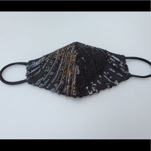 Sequin embellished cover mask